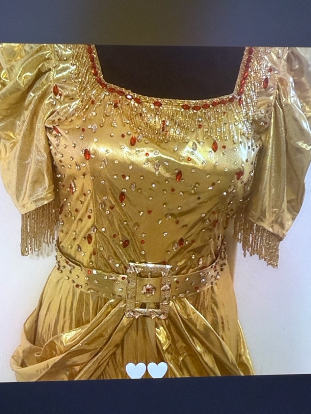 Gold dresss